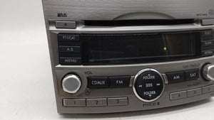 2010-2012 Subaru Legacy Radio AM FM Cd Player Receiver Replacement P/N:86201AJ64A Fits 2010 2011 2012 OEM Used Auto Parts - Oemusedautoparts1.com