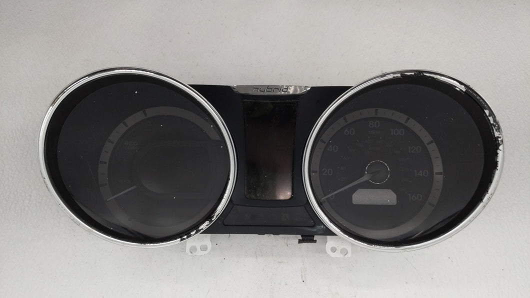 2011-2015 Hyundai Sonata Instrument Cluster Speedometer Gauges P/N:94001-4R003 Fits 2011 2012 2013 2014 2015 OEM Used Auto Parts - Oemusedautoparts1.com