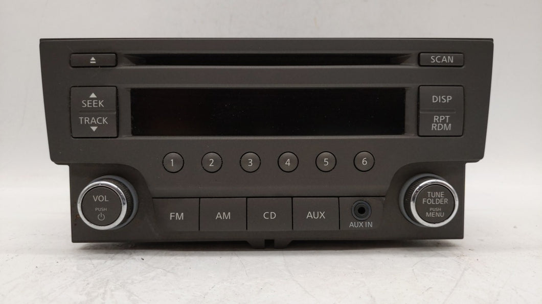 2013-2014 Nissan Sentra Radio AM FM Cd Player Receiver Replacement P/N:28185-3RA2A 28185-3RA2B Fits 2013 2014 OEM Used Auto Parts - Oemusedautoparts1.com