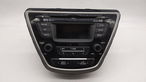 2014-2016 Hyundai Elantra Radio AM FM Cd Player Receiver Replacement P/N:961703X156GU 96170-3X156GU Fits 2014 2015 2016 OEM Used Auto Parts - Oemusedautoparts1.com