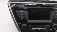 2014-2016 Hyundai Elantra Radio AM FM Cd Player Receiver Replacement P/N:961703X156GU 96170-3X156GU Fits 2014 2015 2016 OEM Used Auto Parts - Oemusedautoparts1.com