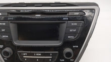 2014-2016 Hyundai Elantra Radio AM FM Cd Player Receiver Replacement P/N:961703X156GU 96170-3X156GU Fits 2014 2015 2016 OEM Used Auto Parts - Oemusedautoparts1.com