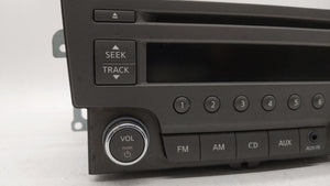 2013-2014 Nissan Sentra Radio AM FM Cd Player Receiver Replacement P/N:28185-3RA2A 28185-3RA2B Fits 2013 2014 OEM Used Auto Parts - Oemusedautoparts1.com