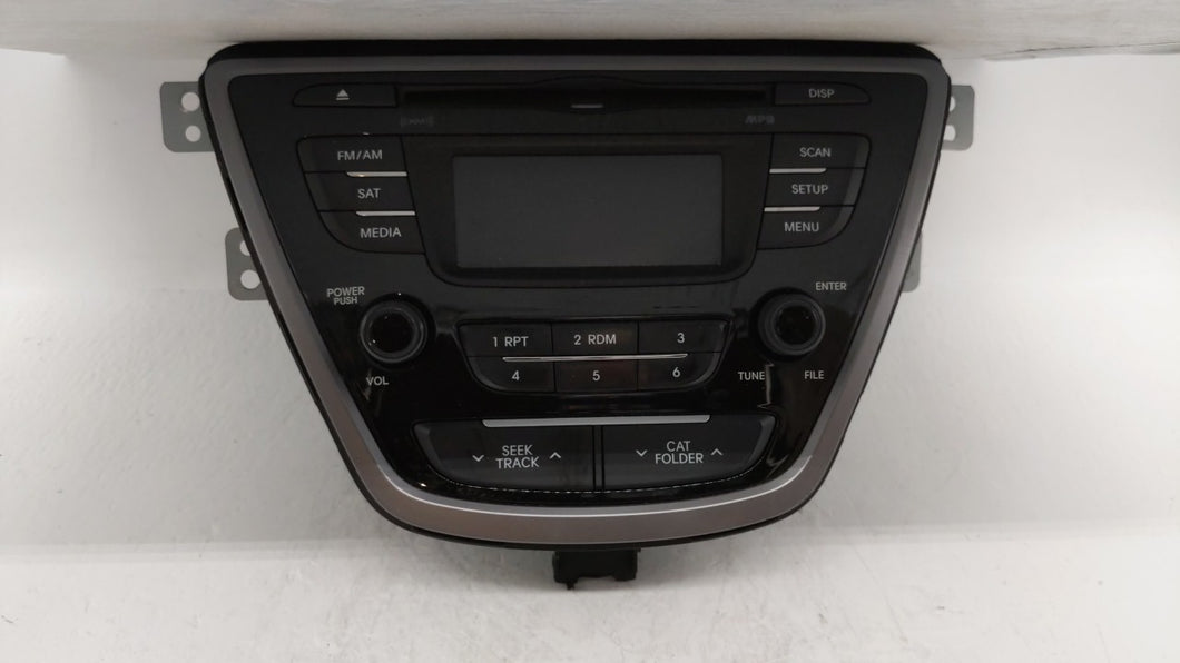 2013 Hyundai Elantra Radio AM FM Cd Player Receiver Replacement P/N:96170-3X155RA5 Fits OEM Used Auto Parts - Oemusedautoparts1.com