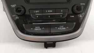 2013 Hyundai Elantra Radio AM FM Cd Player Receiver Replacement P/N:96170-3X155RA5 Fits OEM Used Auto Parts - Oemusedautoparts1.com