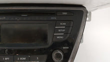 2013 Hyundai Elantra Radio AM FM Cd Player Receiver Replacement P/N:96170-3X165RA5 Fits OEM Used Auto Parts - Oemusedautoparts1.com