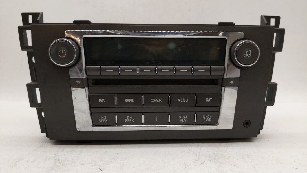 2007-2008 Cadillac Srx Radio AM FM Cd Player Receiver Replacement P/N:15948003 25818944 Fits 2007 2008 2009 OEM Used Auto Parts - Oemusedautoparts1.com