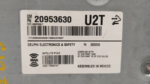 2008-2014 Cadillac Cts Radio AM FM Cd Player Receiver Replacement P/N:20773370 20953630 Fits 2008 2009 2010 2011 2012 2013 2014 OEM Used Auto Parts - Oemusedautoparts1.com