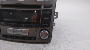 2012-2014 Subaru Legacy Radio AM FM Cd Player Receiver Replacement P/N:86201AJ61A Fits 2012 2013 2014 OEM Used Auto Parts - Oemusedautoparts1.com