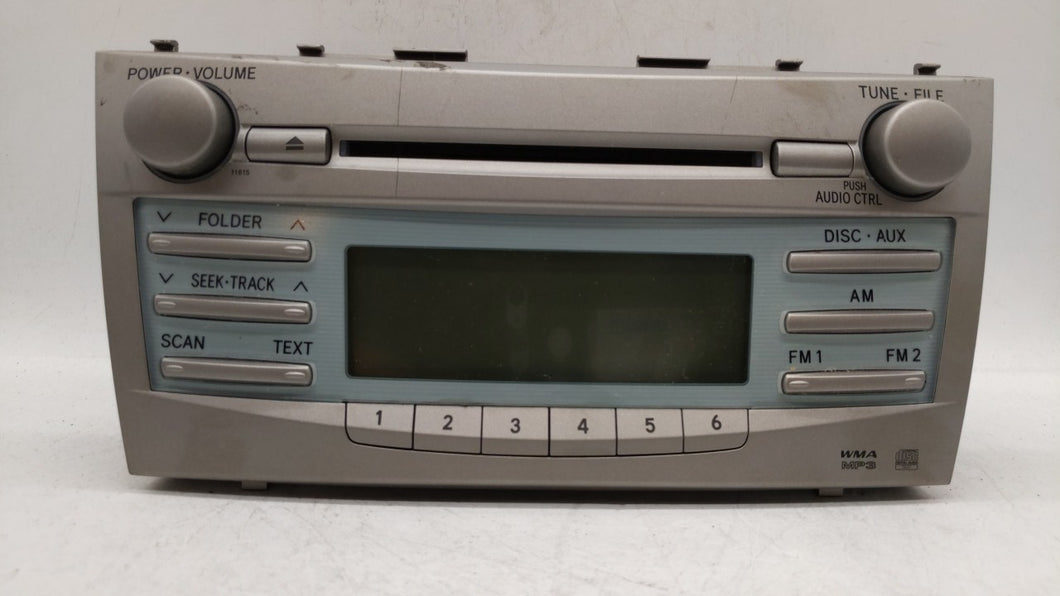 2007-2009 Toyota Camry Radio AM FM Cd Player Receiver Replacement P/N:86120-33890 86120-06181 Fits 2007 2008 2009 OEM Used Auto Parts - Oemusedautoparts1.com