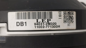 2014-2016 Hyundai Genesis Instrument Cluster Speedometer Gauges P/N:94031-2M320 Fits 2014 2015 2016 OEM Used Auto Parts - Oemusedautoparts1.com