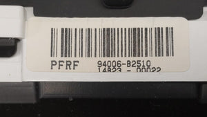 2014-2015 Kia Soul Instrument Cluster Speedometer Gauges P/N:94006-B2510 94006-B2520 Fits 2014 2015 OEM Used Auto Parts - Oemusedautoparts1.com