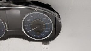 2017 Subaru Xv Instrument Cluster Speedometer Gauges Fits OEM Used Auto Parts - Oemusedautoparts1.com