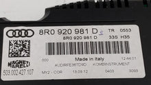 2013 Audi Q5 Instrument Cluster Speedometer Gauges Fits OEM Used Auto Parts - Oemusedautoparts1.com