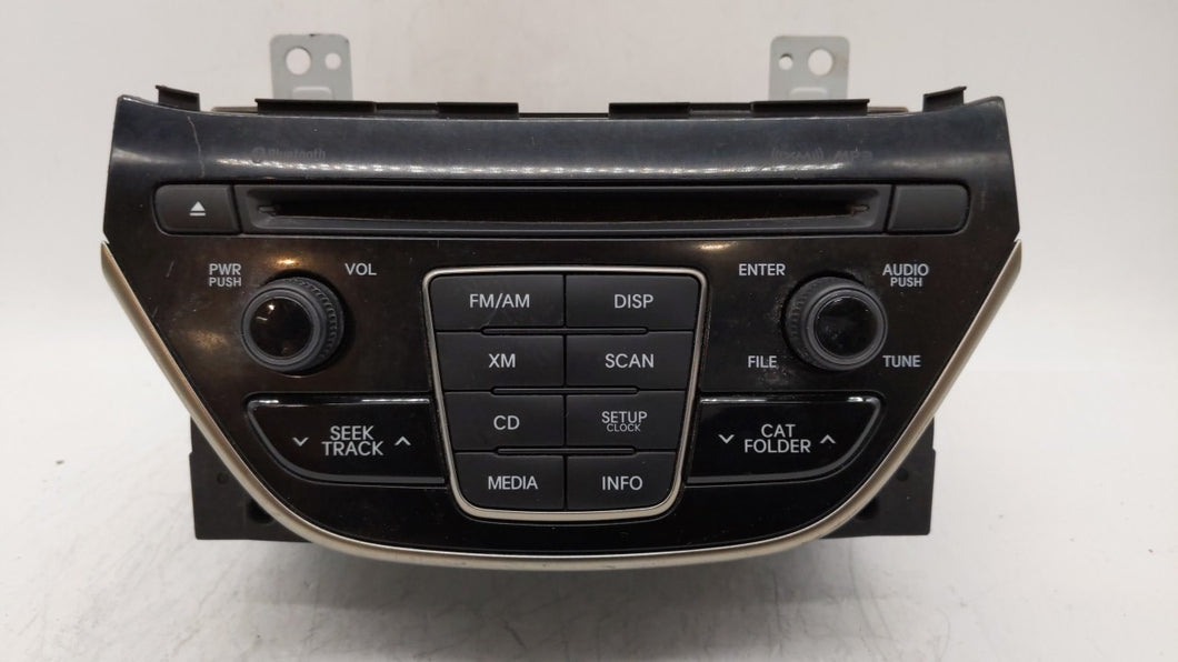 2013 Hyundai Genesis Radio AM FM Cd Player Receiver Replacement P/N:96180-2M117YHG Fits OEM Used Auto Parts - Oemusedautoparts1.com