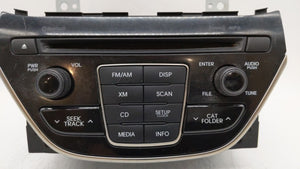 2013 Hyundai Genesis Radio AM FM Cd Player Receiver Replacement P/N:96180-2M117YHG Fits OEM Used Auto Parts - Oemusedautoparts1.com