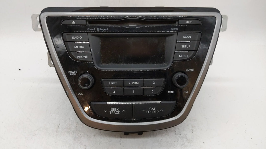 2013 Hyundai Elantra Radio AM FM Cd Player Receiver Replacement P/N:96170-3X165RA5 Fits OEM Used Auto Parts - Oemusedautoparts1.com