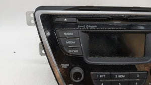 2013 Hyundai Elantra Radio AM FM Cd Player Receiver Replacement P/N:96170-3X165RA5 Fits OEM Used Auto Parts - Oemusedautoparts1.com