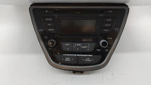 2014-2016 Hyundai Elantra Radio AM FM Cd Player Receiver Replacement P/N:961703X156GU 96170-3X156GU Fits 2014 2015 2016 OEM Used Auto Parts - Oemusedautoparts1.com