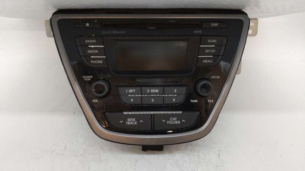 2013 Hyundai Elantra Radio AM FM Cd Player Receiver Replacement P/N:96170-3X165RA5 Fits OEM Used Auto Parts - Oemusedautoparts1.com