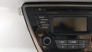 2013 Hyundai Elantra Radio AM FM Cd Player Receiver Replacement P/N:96170-3X165RA5 Fits OEM Used Auto Parts - Oemusedautoparts1.com