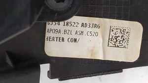 2017 Ford Escape Climate Control Module Temperature AC/Heater Replacement P/N:GJ5T-18C612-FA GJ54-18522-AE3JA6 Fits OEM Used Auto Parts - Oemusedautoparts1.com