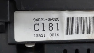 2014-2016 Kia Sportage Instrument Cluster Speedometer Gauges P/N:94021-3W020 94021-3W025 Fits 2014 2015 2016 OEM Used Auto Parts - Oemusedautoparts1.com