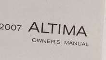 2007 Nissan Altima Owners Manual Book Guide OEM Used Auto Parts - Oemusedautoparts1.com