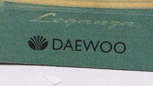 2000 Daewoo Leganza Owners Manual Book Guide OEM Used Auto Parts - Oemusedautoparts1.com