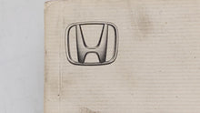 2002 Honda Accord Owners Manual Book Guide OEM Used Auto Parts - Oemusedautoparts1.com