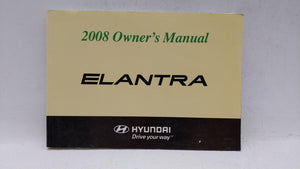 2008 Hyundai Elantra Owners Manual Book Guide OEM Used Auto Parts - Oemusedautoparts1.com