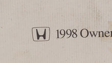 1998 Honda Accord Owners Manual Book Guide OEM Used Auto Parts - Oemusedautoparts1.com