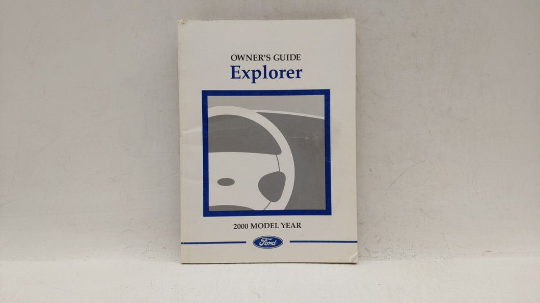 2000 Ford Explorer Owners Manual Book Guide OEM Used Auto Parts - Oemusedautoparts1.com