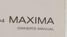 2004 Nissan Maxima Owners Manual Book Guide OEM Used Auto Parts - Oemusedautoparts1.com