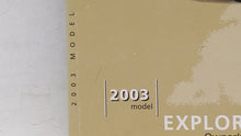 2003 Ford Explorer Owners Manual Book Guide OEM Used Auto Parts - Oemusedautoparts1.com