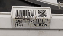 2009 Subaru Impreza Instrument Cluster Speedometer Gauges P/N:85003FG090 Fits OEM Used Auto Parts - Oemusedautoparts1.com