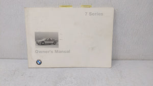 2000 Bmw 750i Owners Manual Book Guide OEM Used Auto Parts - Oemusedautoparts1.com