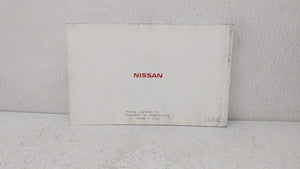 2005 Nissan Altima Owners Manual Book Guide OEM Used Auto Parts - Oemusedautoparts1.com