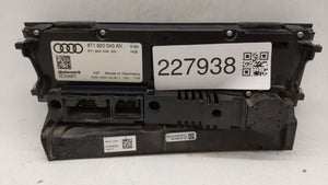 2009-2012 Audi A4 Quattro Climate Control Module Temperature AC/Heater Replacement P/N:8T1 820 043 AL 8T1 820 043 AQ Fits OEM Used Auto Parts - Oemusedautoparts1.com