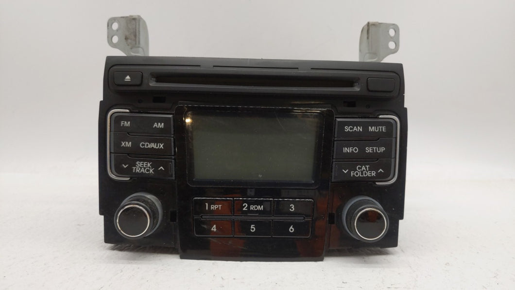 2011 Hyundai Sonata Radio AM FM Cd Player Receiver Replacement P/N:96180-3Q000 961803Q000 Fits OEM Used Auto Parts - Oemusedautoparts1.com