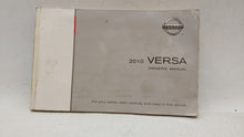 2010 Nissan Versa Owners Manual Book Guide OEM Used Auto Parts - Oemusedautoparts1.com