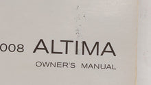 2008 Nissan Altima Owners Manual Book Guide OEM Used Auto Parts - Oemusedautoparts1.com