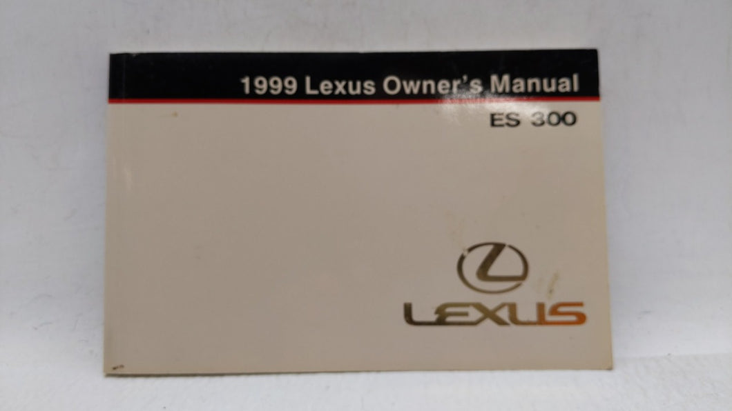 1999 Lexus Es300 Owners Manual Book Guide P/N:01999-3349 OEM Used Auto Parts - Oemusedautoparts1.com