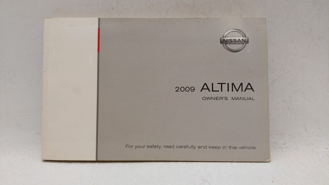 2009 Nissan Altima Owners Manual Book Guide OEM Used Auto Parts - Oemusedautoparts1.com