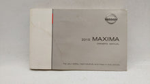 2010 Nissan Maxima Owners Manual Book Guide OEM Used Auto Parts - Oemusedautoparts1.com