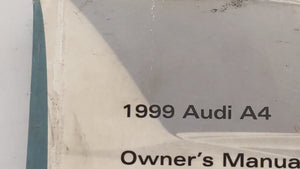 1999 Audi A4 Owners Manual Book Guide OEM Used Auto Parts - Oemusedautoparts1.com