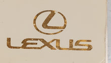 2000 Lexus Rx300 Owners Manual Book Guide OEM Used Auto Parts - Oemusedautoparts1.com