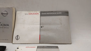 2010 Nissan Maxima Owners Manual Book Guide OEM Used Auto Parts - Oemusedautoparts1.com