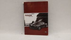 2010 Ford Fusion Owners Manual Book Guide P/N:AE51-19A321-AB OEM Used Auto Parts - Oemusedautoparts1.com