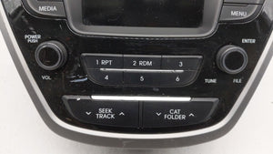 2014-2016 Hyundai Elantra Radio AM FM Cd Player Receiver Replacement P/N:961703X156GU 96170-3X156GU Fits 2014 2015 2016 OEM Used Auto Parts - Oemusedautoparts1.com